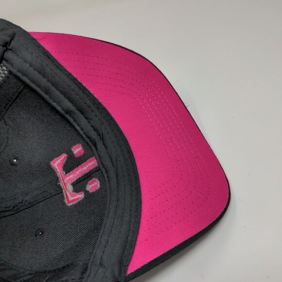 T Mobile Tuesdays Cell Phone Black Pink Adjustable Hat Embroidered OSFA Logo - Picture 10 of 11